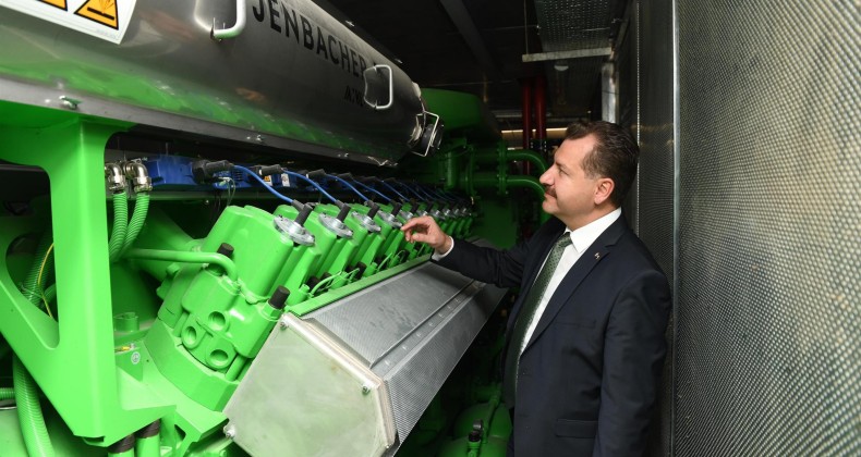 12 milyon m3 metan gazı enerjiye dönüştü