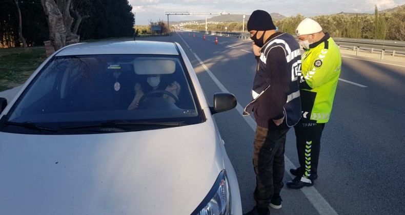Gömeç Polisinden yılbaşı denetimleri
