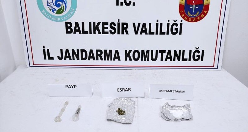 Ayvalık’ta jandarmadan uyuşturucu kullanıcılarına şok operasyon