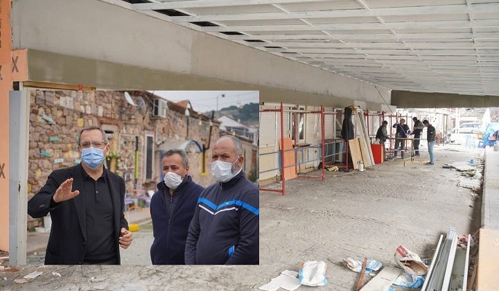 Ayvalık’ta “Tostçular Çarşısı” yenileniyor