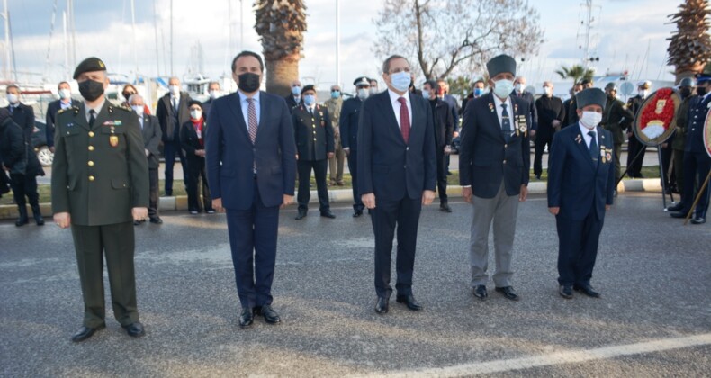Ayvalık’ta Çanakkale Şehitleri törenle anıldı