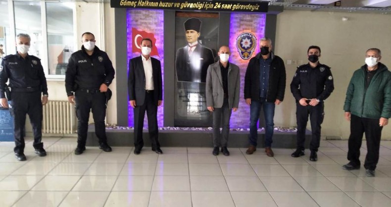 Gömeç MHP’den polise nazik jest