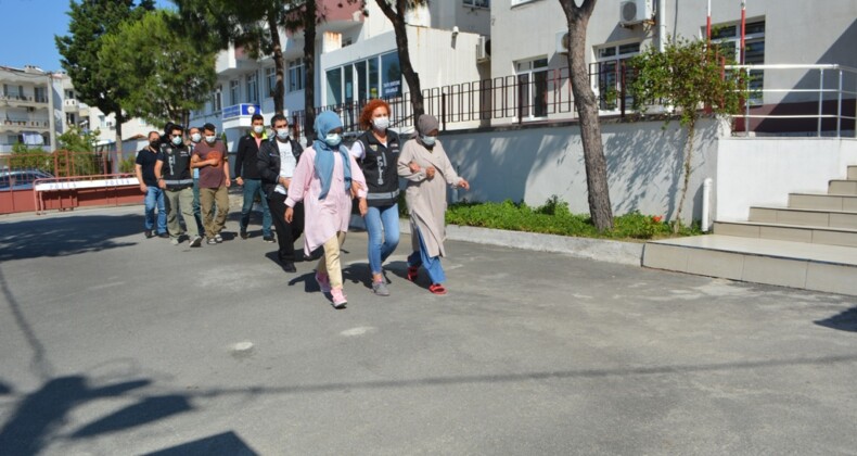 Ayvalık’ta FETÖ şüphelileri lastik botla Yunanistan’a kaçarken yakalandı