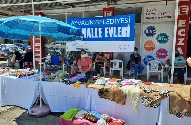 Ayvalık’ta kadınlar üretiyor aile bütçesi kazanıyor