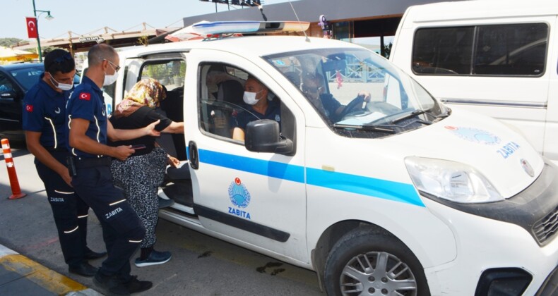 Taksiciler almadı imdada zabıta ekipleri yetişti