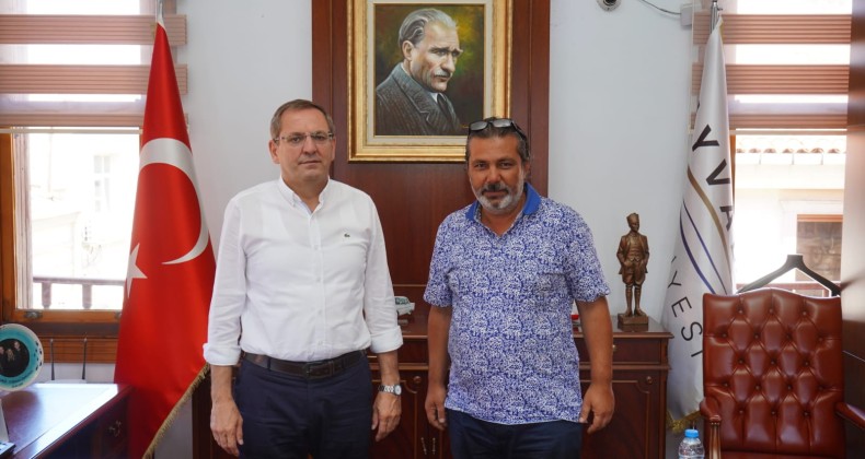 Onursal Başkan Uslu’dan Belediye Başkanı Ergin’e nazik teşekkür