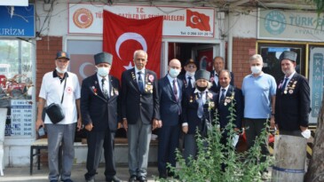 Ayvalık Kaymakamı Yaman’dan gazilere ziyaret jesti