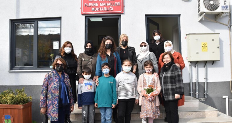 Mehtap Yılmaz kadın muhtarları ziyaret ediyor