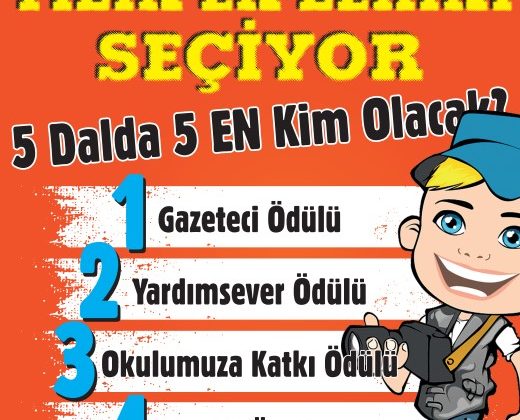 Ayvalık’ta Mehmet Akif’in öğrencileri “Yılın En’lerini “seçiyor