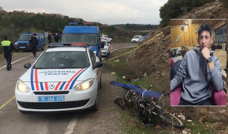 Ayvalık’ta 19 yaşındaki üniversite öğrencisi motosiklet kazasında hayatını kaybetti