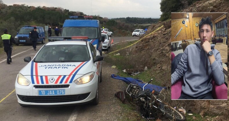 Ayvalık’ta 19 yaşındaki üniversite öğrencisi motosiklet kazasında hayatını kaybetti