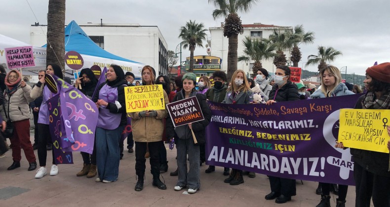 8 MART KADIN PLATFORMU; “ERKEK ŞİDDETiİ SON BULSUN”