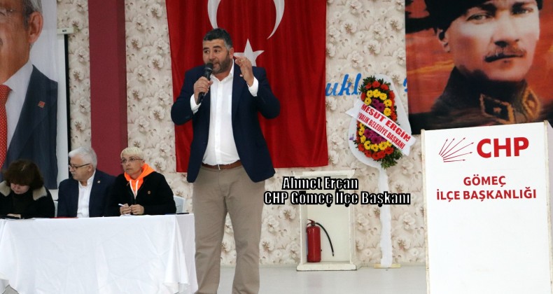 Gömeç CHP “Ahmet Ercan” dedi