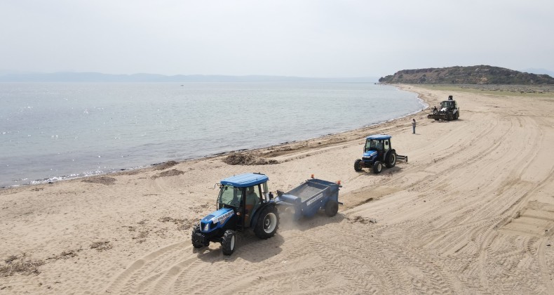 Ayvalık’ta sahiller turizm sezonuna hazırlanıyor