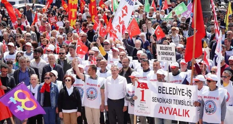 Ayvalık’ta 1 Mayıs coşkusu