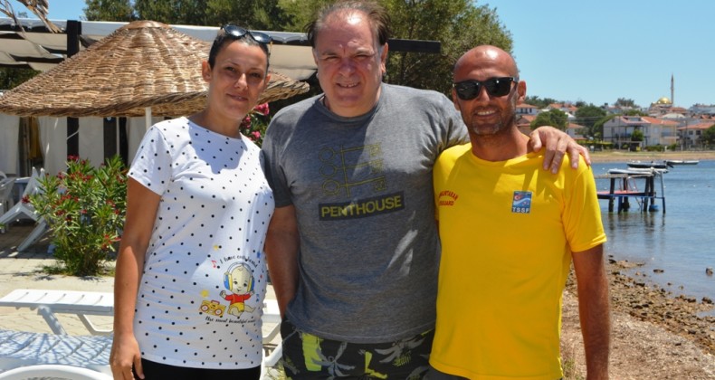 ÜNLÜ OYUNCU BURAK SERGEN AYVALIK’A KAMP KURDU