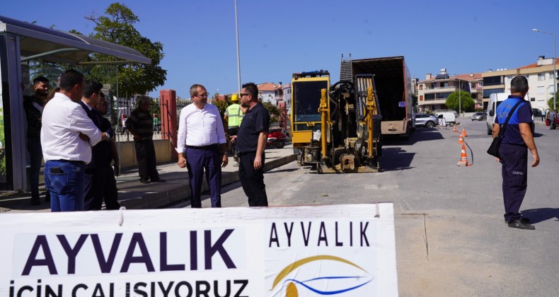 Ayvalık’ta doğalgaz için ilk kepçe vuruldu
