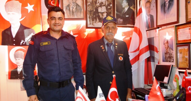 Ayvalıkta jandarma gazileri unutmadı