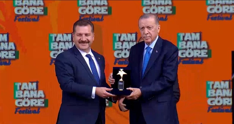 Gençlerin Başkanı Yücel Yılmaz’a Erdoğan’dan bir ödül daha