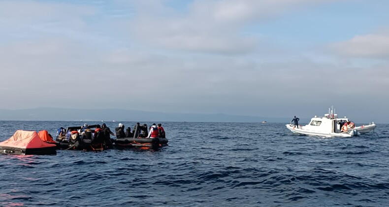Ayvalık’ta denizde can pazarı