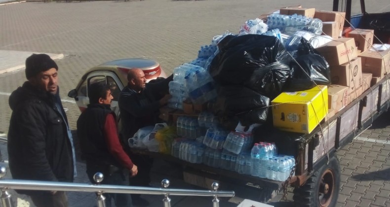 Ayvalık’ta Mehmet Akif Ersoy Ailesi depremzedeleri unutmadı