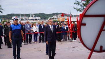 AYVALIK’TA İLK KURŞUN’UN 104. YIL DÖNÜMÜ KUTLANDI