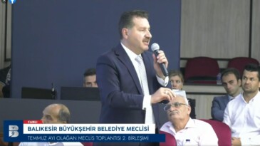 -BÜYÜKŞEHİR MECLİSİNDE EDREMİT ARITMA TESİSİ VE BANDIRMA AFET STOK MERKEZİ’NE MUHALEFETTEN ONAY ÇIKMADI