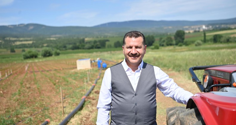 BALIKESİR BÜYÜKŞEHİR BELEDİYESİ KIRSALDA ÜRETİCİNİN YANINDA