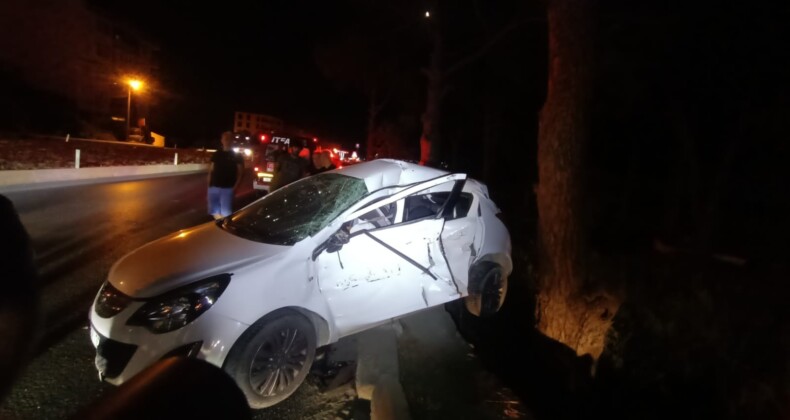 GÖMEÇ’TE FECİ KAZA 1 ÖLÜ 1 YARALI