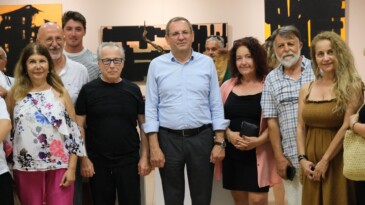 AYVALIK’TA SERAMİK, RESİM VE HEYKEL AYNI SERGİDE BULUŞTU