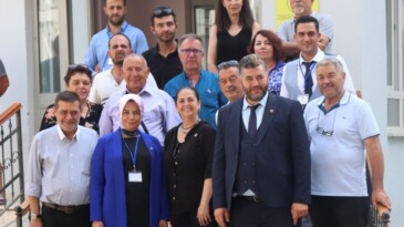 GÖMEÇ CHP’DE DÜMENE NEŞE HANÇE GEÇTİ