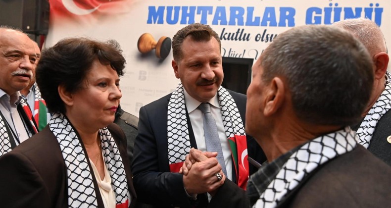 BAŞKAN YÜCEL YILMAZ 20 İLÇENİN MUHTARLARIYLA BİR ARAYA GELDİ