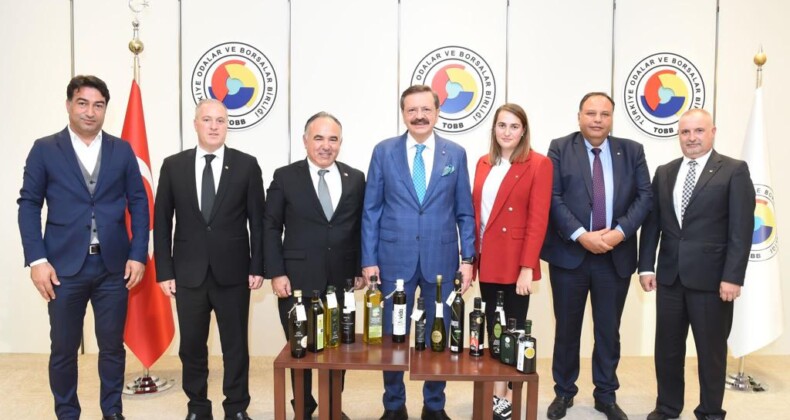 ATO BAŞKANI ALİ UÇAR ZEYTİNYAĞI İHRACATINDAKİ SORUNLARI DEĞERLENDİRDİ