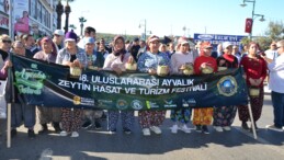 18. AYVALIK ULUSLAR ARASI ZEYTİN HASAT FESTİVALİ ZEYTİNE MİNNET YÜRÜYÜŞÜ İLE BAŞLADI