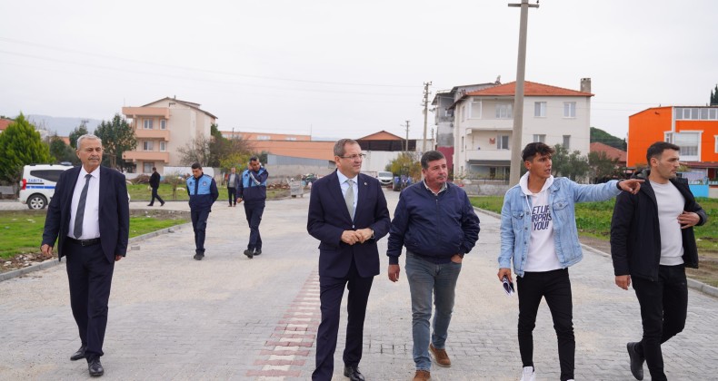 AYVALIK’TA İKİ BÖLGEYE 14 BİN METREKARE KİLİT TAŞI