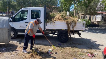 AYVALIK’TA GENEL TEMİZLİK YOĞUN TEMPODA DEVAM EDİYOR