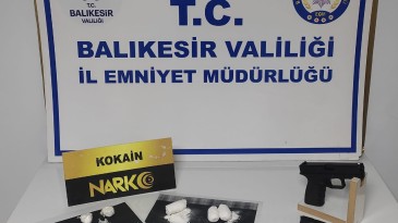 AYVALIK’TA POLİSTEN KOKAİN OPERASYONU