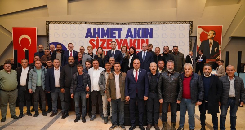 BALIKESİR BŞB BAŞKANI AHMET AKIN AYVALIKLILARLA BULUŞTU