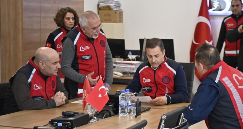 BALIKESİR BŞB BAŞKANI AKIN, KARLA MÜCADELE ÇALIŞMALARINI YERİNDE İNCELEDİ