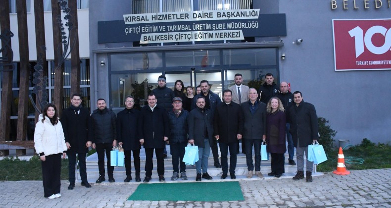 TBB’DEN BÜYÜKŞEHİR’İN TARIMSAL ÜRETİM TESİSLERİNE ZİYARET