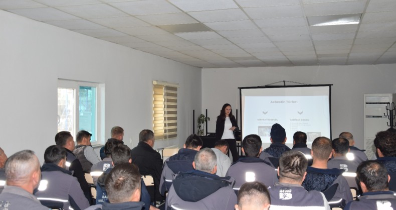 BASKİ’DEN PERSONELİNE ASBEST SÖKÜM EĞİTİMİ