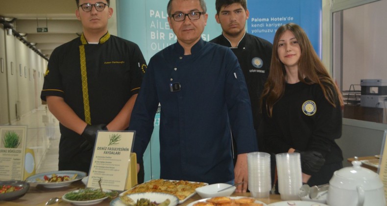 AYVALIK’TA GELECEĞİN GASTRONOMİ ŞEFLERİNDEN OT ŞENLİĞİ