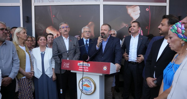 GÖMEÇ’TE HALK MARKET HİZMETE GİRDİ