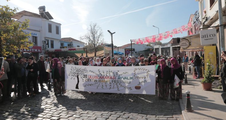 20. AYVALIK ULUSLARARASI ZEYTİN HASAT VE TURİZM FESTİVALİ BAŞLADI