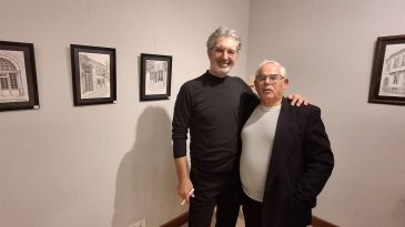 RESSAM ALİ ERKMEN’İN KARAKALEM SERGİSİ AYVALIK’TA AÇILDI