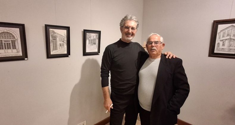 RESSAM ALİ ERKMEN’İN KARAKALEM SERGİSİ AYVALIK’TA AÇILDI