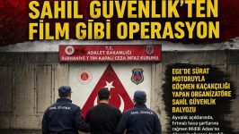 EGE DENİZİ’NDE GÖÇMEN KAÇAKÇILARINA SAHİL GÜVENLİK’TEN FİLM GİBİ OPERASYON