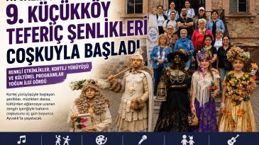 AYVALIK’TA 9. KÜÇÜKKÖY TEFERİÇ ŞENLİKLERİ COŞKUYLA BAŞLADI