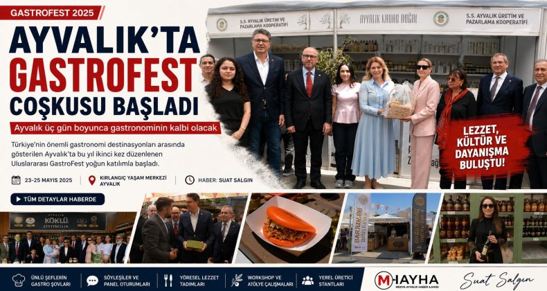 AYVALIK’TA GASTROFEST COŞKULU BAŞLADI