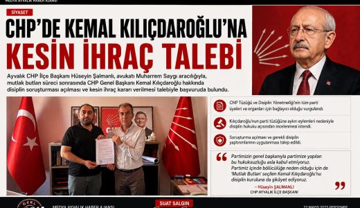 CHP’DE KEMAL KILIÇDAROĞLU’NA KESİN İHRAÇ TALEBİ